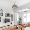 19" W Kayla Industrial Silver Dome Shade Pendant