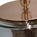 17"H Park Ave Cylinder 1-Light Glass Pendant