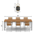 16"H Ford Lantern 1-Light Metal Pendant