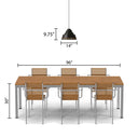 14" W 1-Light Aden Metal Pendant