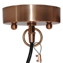 17"H Park Ave Cylinder 1-Light Glass Pendant