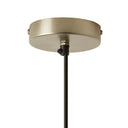 19" W Kayla Industrial Silver Dome Shade Pendant