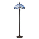 64"H Stained Glass Allistar Floor Lamp