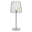 19.75"H Lucai Caged Globe Shade Table Lamp Silver or Gold