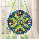12"H Stained Glass Halston Window Panel