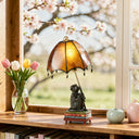 21.75"H Intellectual Monkey Table Lamp