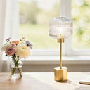 21"H Eagan Globe Shade Table Lamp