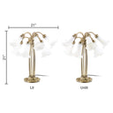21" H Lily 10 Light Table Lamp