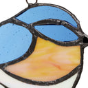 4.5" H Bird Quartet Stained Glass Window Panel Set