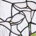 16" H Calla Lilies Design Stained Glass Window Panel