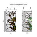 16" H Calla Lilies Design Stained Glass Window Panel