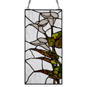 16" H Calla Lilies Design Stained Glass Window Panel