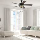 52" W Westley Tiffany Stained Glass Ceiling Fan with Remote Control