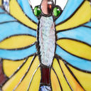 20.5"H Stained Glass Swallowtail Butterfly Window Panel