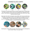 52" W Westley Tiffany Stained Glass Ceiling Fan with Remote Control