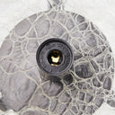 11.5" H Libby Black Tripod Table Lamp with a Textured Clear Glass Globe Shade