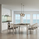 11.8" W 1-Light Charley Glass and Metal Pendant