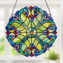 12"H Stained Glass Halston Window Panel