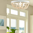 15" Delilah Boho Semi-Flush Mount Ceiling Fixture