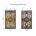 26"H Stained Glass Brandi's Window Panel
