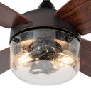 42"W Caelan Remote-Controlled 2-Light Ceiling Fan