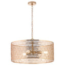 24" 3-Light Giselle Chandelier Polished Gold