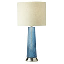 22" H 1-Light Lincoln Glass and Metal Table Lamp
