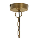 Brahms 1-Light Brass Pendant Light with Glass and Metal Shade