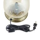7.9"H Bordeaux Handblown Glass Shade Accent Table Lamp