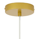9.875"W Lucai Caged Globe Shade Pendant Light