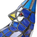 13.5"H Stained Glass Bird Accent Lamp