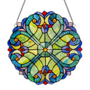 12"H Stained Glass Halston Window Panel