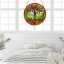 24"H Tree of Life Stained Glass Window Panel