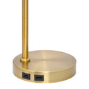 19.5"H Xander Gold Drum Shade Table Lamp