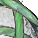 11.75" H Trinity Knot Celtic Stained Glass Window Panel