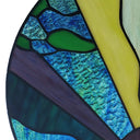 12.75"H Serenity Stained Glass Window Panel