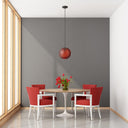 9.5" W Scarlett Modern Red Blown Glass Globe Shade Pendant Light
