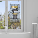 18"H Namaste Stained Glass Window Panel