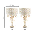24"H Jeweled Blossoms Table Lamp