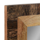 64" Alexis Rectangular Wood and Glass Wall Mirror