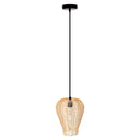 Chanda 9.25"W Glam Gold Bell Pendant Light