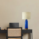 22" H 1-Light Raine Glass and Metal Table Lamp