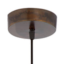 Sigrid River of Goods Antique Bronze Metal Bowl-Shade Pendant Lamp