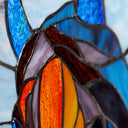 13" H Roz Horse Stained Glass Window Panel
