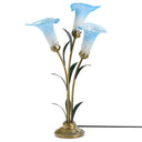 23.5"H Hand Blown Glass 3 Calla Lily Uplight Accent Lamp