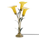 23.5"H Hand Blown Glass 3 Calla Lily Uplight Accent Lamp