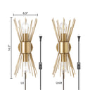 16.5" H Arlo Modern Indoor Plug-In Wall Sconce