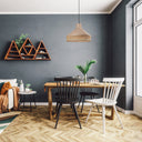 18.5'' W 1-Light Jessica Metal and Cane Transitional Pendant