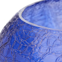 11.5" H Libby Black Tripod Table Lamp with a Blue Globe Shade