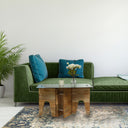 Mildred Wood and Glass Coffee Table